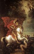 DYCK, Sir Anthony Van St George and the Dragon dfg oil painting on canvas